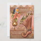 Invitations fêtes de Noël (Dos)