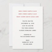 Invitations fêtes de Noël (Dos)