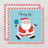 Invitations fêtes de Noël (Devant / Derrière)