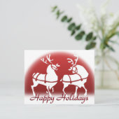 Invitations fêtes de Noël Cartes de fin de année p (Debout devant)