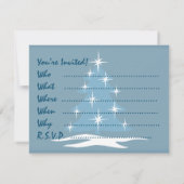 Invitations fêtes de Noël Cartes de fin de année p (Dos)