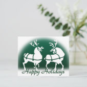 Invitations fêtes de Noël Cartes de fin de année p (Debout devant)