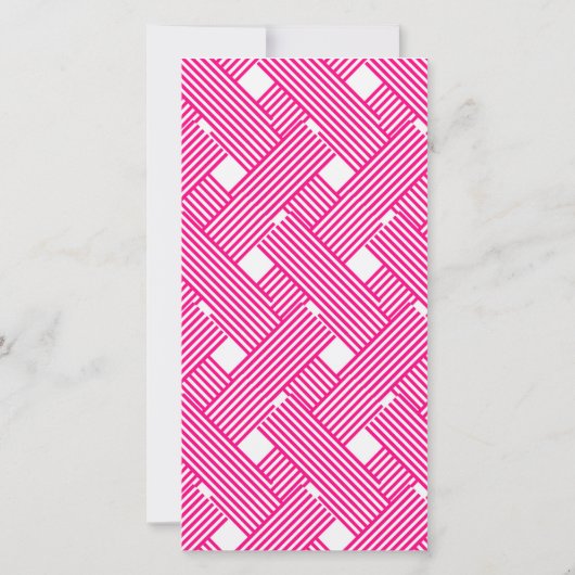 Invitations Fêtes des mariées Hot Pink & Green Der (Dos)