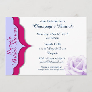 Invitations Fêtes des mariées Sangria et Lavendar