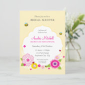 INVITATIONS Fêtes des mariées :: thème jardin 1 (Debout devant)