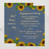 Invitations fiançailles (Devant / Derrière)