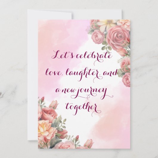 Invitations fiançailles (Dos)