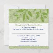 INVITATIONS fiançailles :: fine 3SQ (Dos)