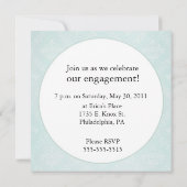 Invitations fiançailles photo (Dos)