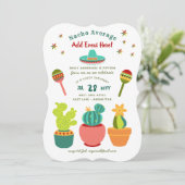 Invitations FIESTA Mexicaines Modernes NACHO MOYEN (Debout devant)