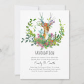 Invitations Fille du Cerf de Woodland (Devant)