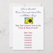 INVITATIONS Fleurs de soleil Vous êtes invité à la (Dos)