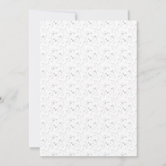 Invitations | Floral Vine – Élégant Minimaliste (Devant)