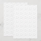 Invitations | Floral Vine – Élégant Minimaliste (Devant / Derrière)