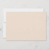 Invitations florales de corail de mariage (Dos)