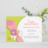 Invitations florales de dîner (Debout devant)