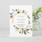 Invitations florales de Magnolia (Debout devant)