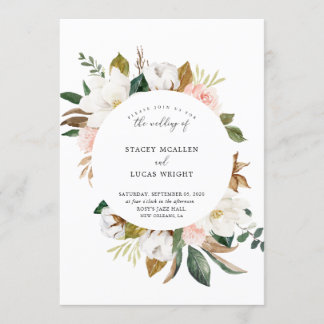Invitations florales de Magnolia