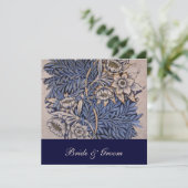 Invitations florales de mariage de motif de (Debout devant)