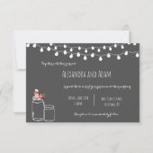 Invitations florales de mariage de tableau (Devant)