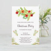 Invitations florales de Noël (Debout devant)