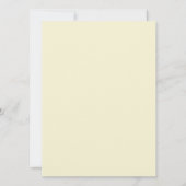 Invitations florales enes ivoire de mariage de (Dos)