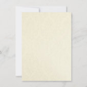 Invitations florales oranges de wedding shower (Dos)