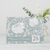 Invitations florales pour les noces d'argent, 25 a (Debout devant)