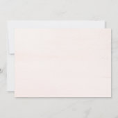 Invitations floraux de brunch de mariage de (Dos)