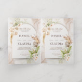 Invitations Foil : Élégante brillance pour inoubli (Couchage intérieur)