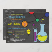 Invitations folles de fête d'anniversaire de (Devant / Derrière)