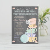 Invitations folles de Fête de la mariée de (Debout devant)