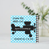 Invitations folles plates de coup d'anniversaire (Debout devant)