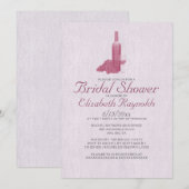 Invitations Formelles Botte De Vin (Devant / Derrière)