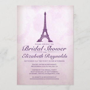 Invitations Formelles De Douche De La Tour Eiffel