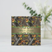 Invitations formelles de mariage de Camo (Debout devant)
