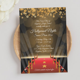 Invitations formelles du bal du tapis rouge d'Holl