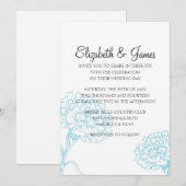 Invitations formelles modernes faites sur commande (Devant / Derrière)