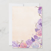 Invitations formels élégants de mariage (Dos)