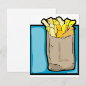 Invitations françaises de Fries (Devant / Derrière)