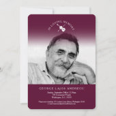 Invitations funéraires de l'orchestre de violon co (Devant)