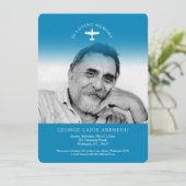 Invitations funéraires de service commémoratif (Debout devant)