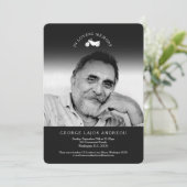 Invitations funéraires pour moto-moto (Debout devant)