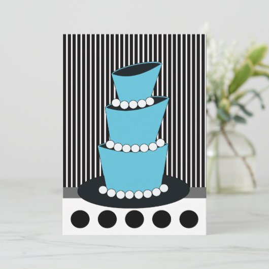 Invitations funky 16e anniversaire de fête (Debout devant)