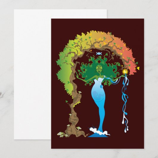 Invitations Gaea (Devant / Derrière)