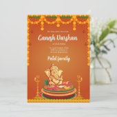 Invitations Ganesh Invitations numériques Ganpati  (Debout devant)