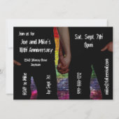 Invitations Gay Anniversaire (Devant)