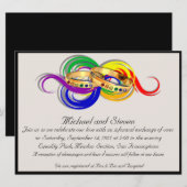 Invitations Gay Wedding Personnalisées, Non Formel (Devant / Derrière)