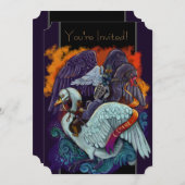 Invitations Gemini Zodiac (Devant / Derrière)