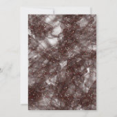 Invitations Glam Glittery Fêtes (Dos)